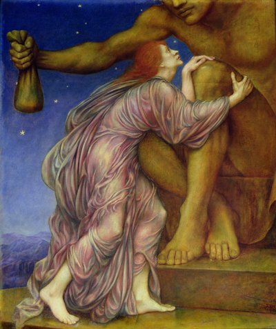 The Worship of Mammon, 1909 by Evelyn De Morgan